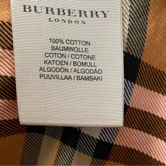 🔥NEW🔥BURBERRY NOVA CHECK L/S Luxury Cotton Button Down👔Oversized🇺🇸Med+/LG🔥 - Picture 9 of 16